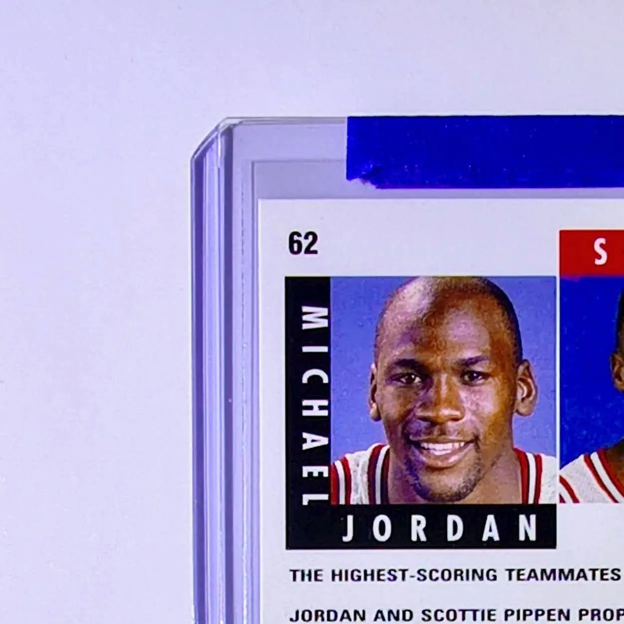 Michael Jordan Scottie Pippen 1992-93 Upper Deck Scoring Threats #62 Card Bulls - Basketball Card Single