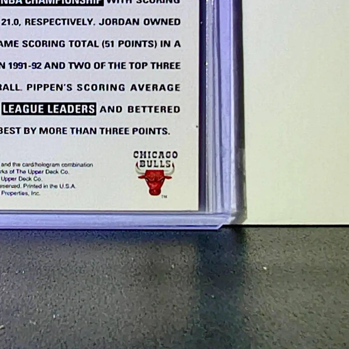 Michael Jordan Scottie Pippen Scoring Threats 1992-93 Upper Deck #62 Card Bulls - Basketball Card Single