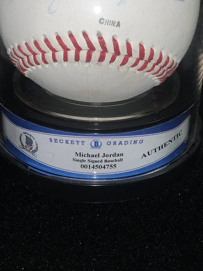 Michael Jordan Signed Rawlings Southern League Baseball BAS Encap’d Auto Ball