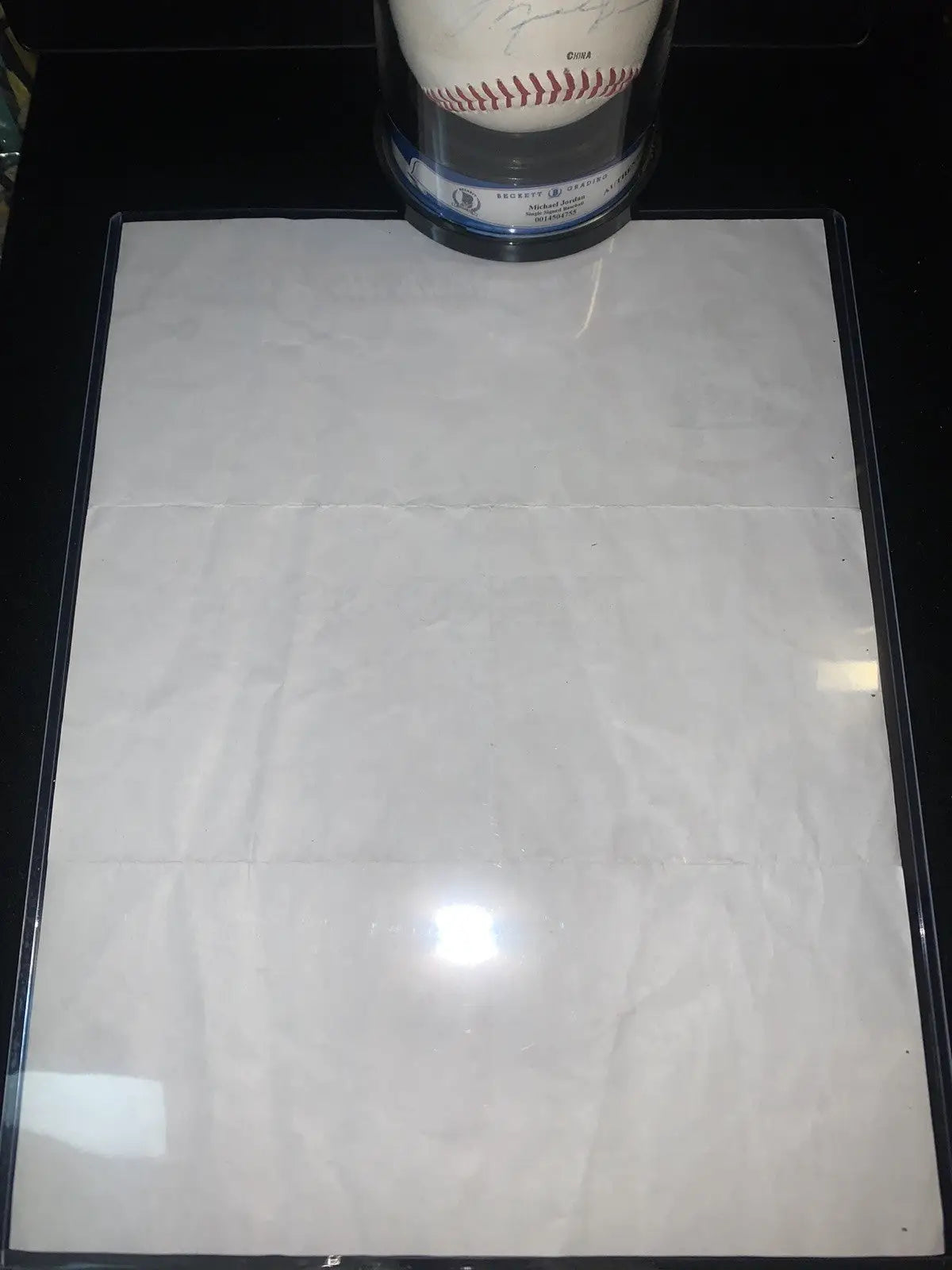 Michael Jordan Signed Rawlings Southern League Baseball BAS Encap’d Auto Ball