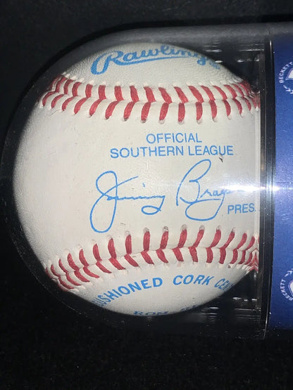 Michael Jordan Signed Rawlings Southern League Baseball BAS Encap’d Auto Ball