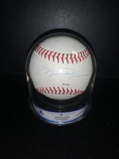Michael Jordan Signed Rawlings Southern League Baseball BAS Encap’d Auto Ball