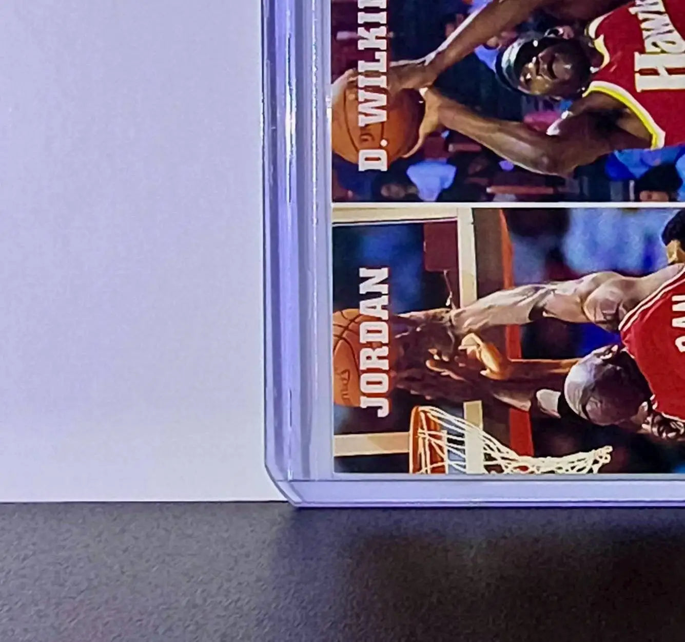 Michael Jordan Wilkins Malone 1993-94 NBA Hoops League Leaders #283 Card Bulls - Basketball Card Single