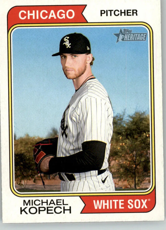 Michael Kopech - 2023 Topps Heritage - #229 - Baseball - Baseball Card Single