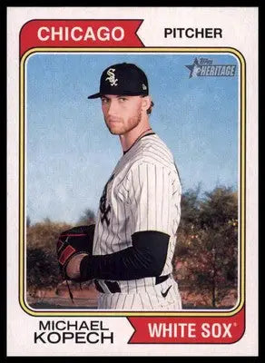 Michael Kopech 2023 Topps Heritage #229 Chicago White Sox - Baseball Card Single
