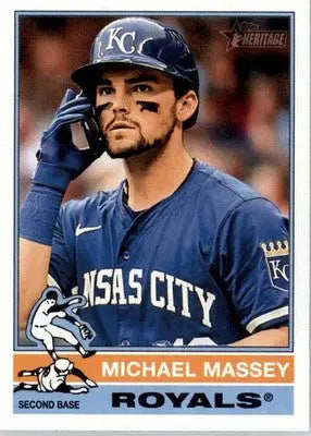 Michael Massey - 2025 Topps Heritage - #99 - Baseball - Baseball Card Single