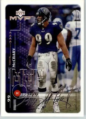 Michael McCrary - 1999 Upper Deck MVP - #19 - Silver Script Football - Football Card Single