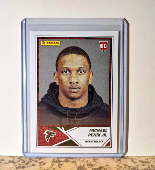 Michael Penix Jr. 2024 Panini NFL #76 Rookie Sticker Card Atlanta Falcons - Football Card Single