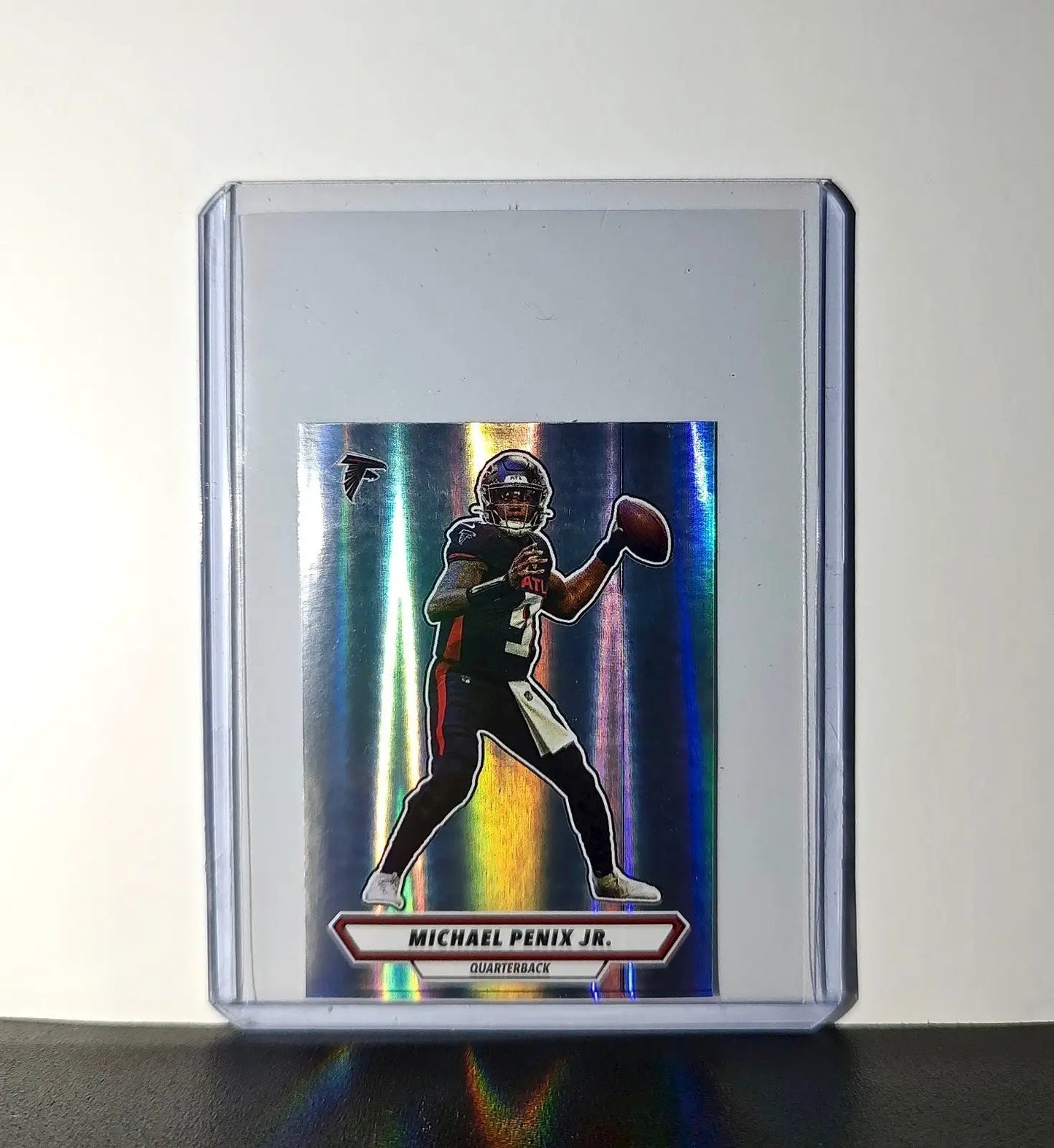 Michael Penix Jr. 2025 Panini NFL #427 Foil Sticker Falcons