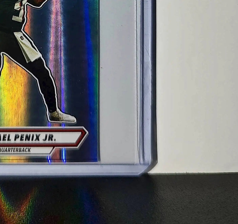 Michael Penix Jr. 2025 Panini NFL #427 Foil Sticker Falcons