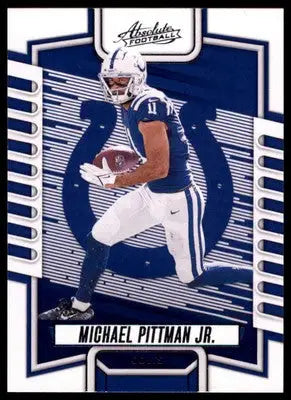 Michael Pittman Jr. 2023 Panini Absolute Retail #81 Indianapolis Colts - Football Card Single