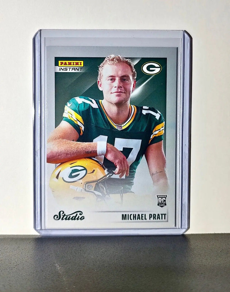 Michael Pratt 2024 Panini NFL Studio Rookies #24 Card Green Bay Packers 1/1672