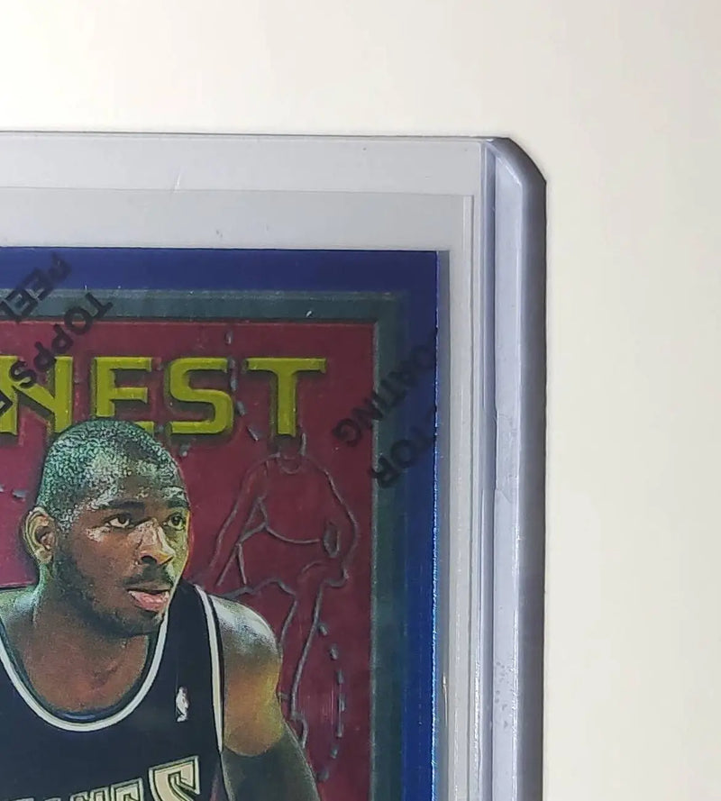 Michael Smith 1995-96 Topps Finest NBA #191 Card Sacramento Kings