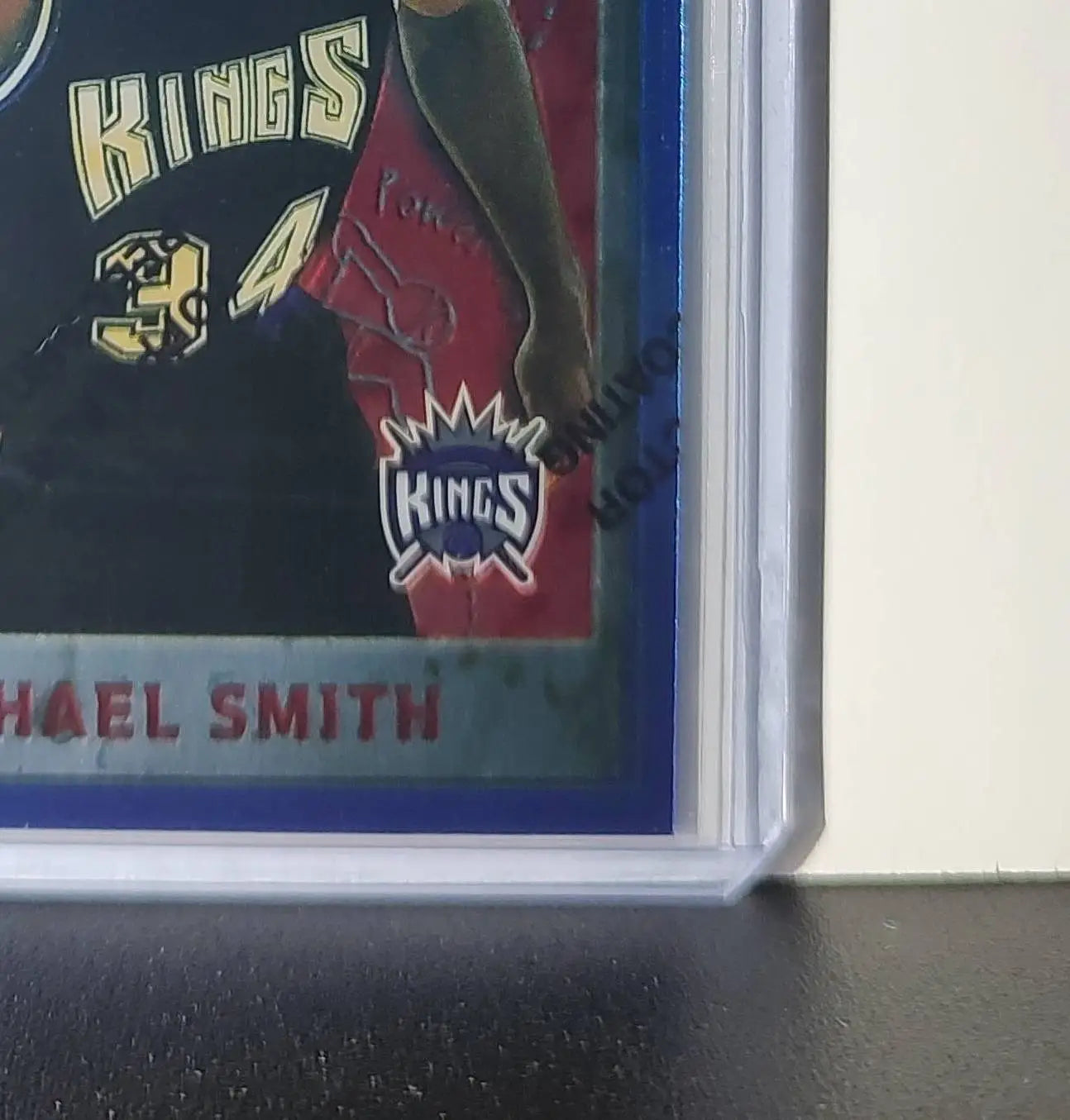 Michael Smith 1995-96 Topps Finest NBA #191 Card Sacramento Kings