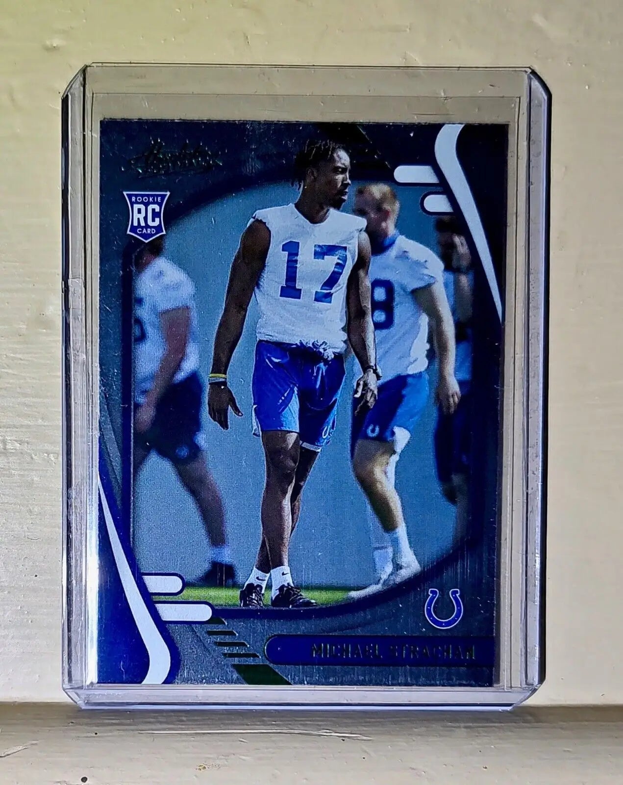 Michael Strachan 2021 Panini NFL Absolute Green Football #188 Rookie Card Colts - Football Card Single
