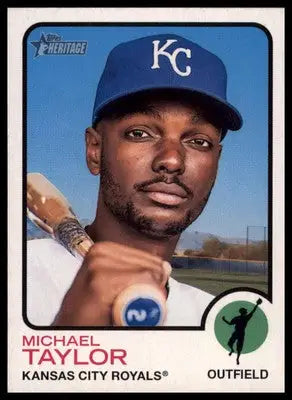 Michael Taylor 2022 Topps Heritage #272 Kansas City Royals - Baseball Card Single