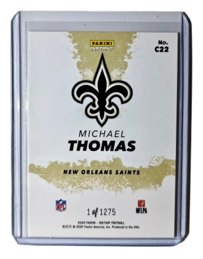 Michael Thomas 2020 Panini NFL Instant My City #22 Football Card 1 of 1275