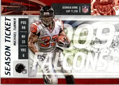 Michael Turner - 2009 Playoff Contenders - #5 - Football - Football Card Single