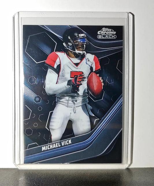 Michael Vick 2023 Topps Chrome Black NFL #102 Football Card Atlanta Falcons - Football Card Single
