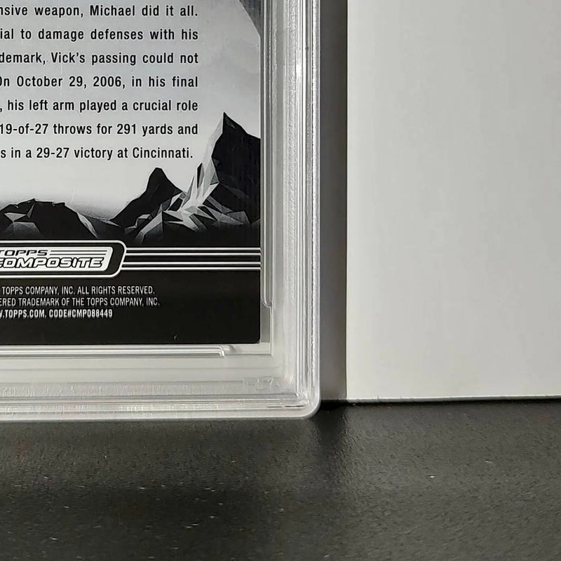 Michael Vick 2023 Topps Midnight 15/75 #302 Dusk PSA 9 Mint