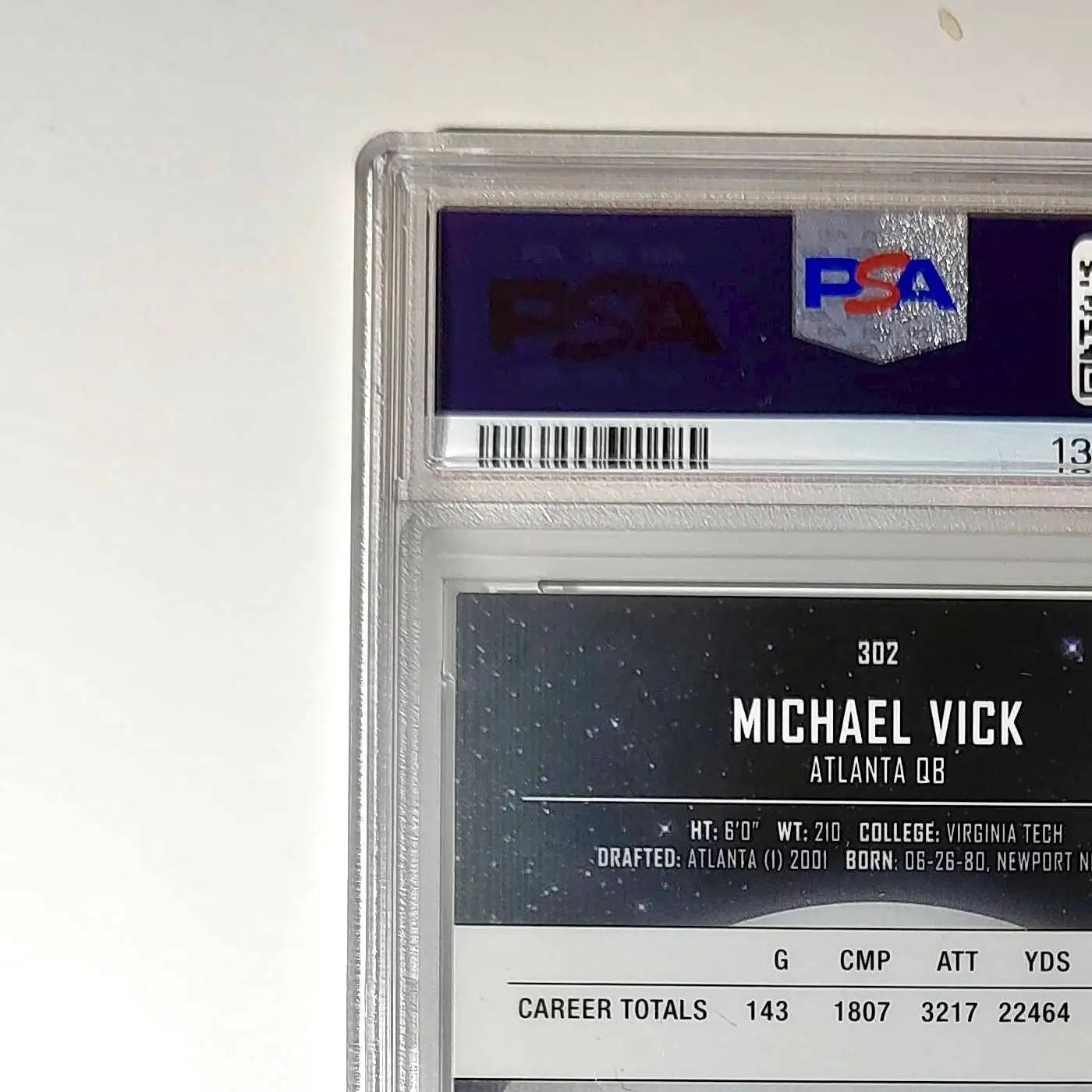 Michael Vick 2023 Topps Midnight 15/75 #302 Dusk PSA 9 Mint