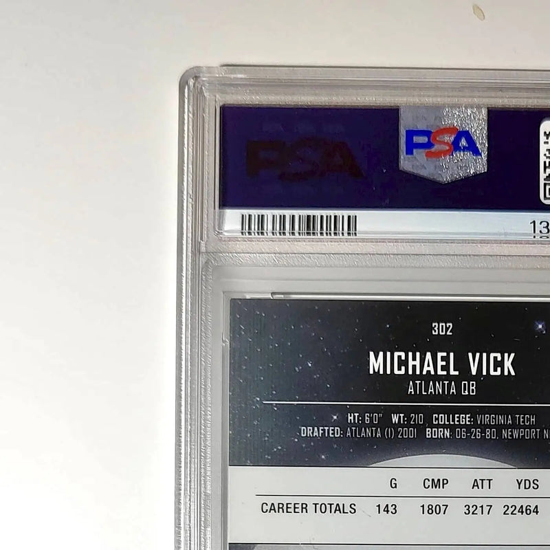Michael Vick 2023 Topps Midnight 15/75 #302 Dusk PSA 9 Mint
