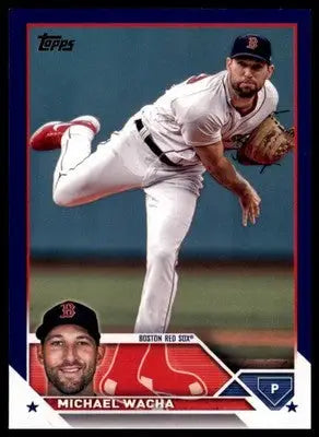 Michael Wacha 2023 Topps Royal Blue #656 Boston Red Sox - Baseball Card Single