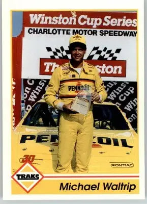 Michael Waltrip - 1992 Traks - #30 - Racing - Racing Card Single