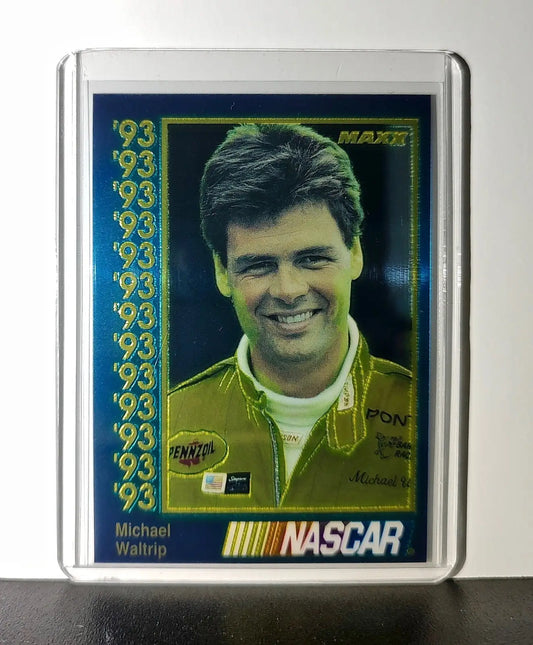 Michael Waltrip 1993 Maxx Premier Plus Racing #30 NASCAR Card Bahari Racing - Racing Card Single