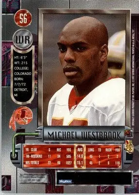 Michael Westbrook - 1997 Metal Universe - #56 - Football - Football Card Single