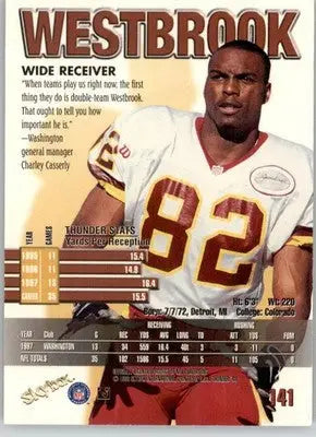 Michael Westbrook - 1998 SkyBox Thunder - #141 - Football - Football Card Single