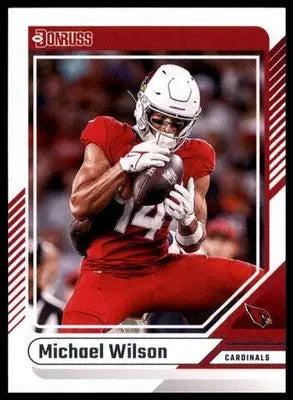Michael Wilson 2024 Donruss #261 Arizona Cardinals Football Card NFL Sports - Football Card Single