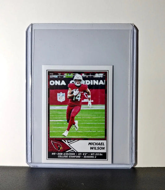 Michael Wilson 2024 Panini NFL Sticker #493 Arizona Cardinals - Football Card Single