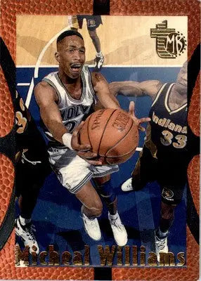 Micheal Williams - 1994-95 Topps Embossed - #57 - Basketball - Basketball Card Single