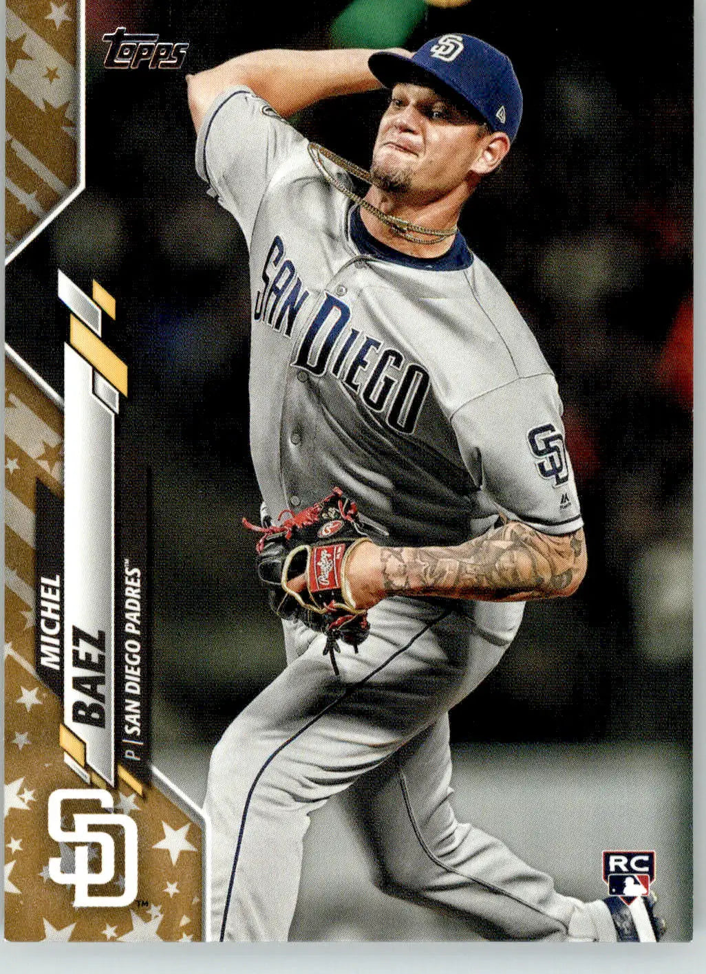 Michel Baez - 2020 Topps - #162 - Gold Star Baseball - Baseball Card Single
