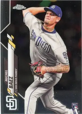 Michel Baez Rookie 2020 Topps Chrome #187 San Diego Padres - Baseball Card Single