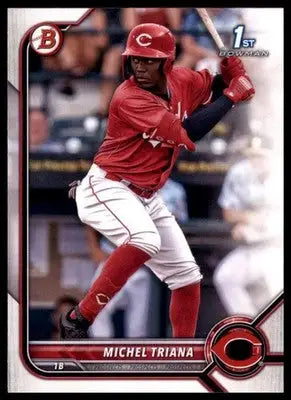 Michel Triana 2022 Bowman Prospects #BP-75 Cincinnati Reds - Baseball Card Single