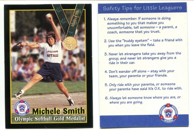 Michele Smith Softball Atlanta 1996 Olympic Trading Card Little League - Baseball Card Single