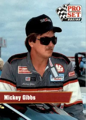 Mickey Gibbs - 1991 Pro Set - #48 - Racing - Racing Card Single