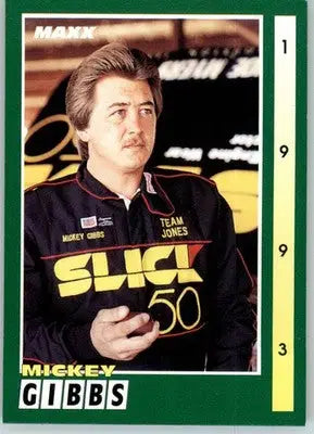 Mickey Gibbs - 1993 Maxx - #86 - Racing - Racing Card Single