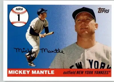 Mickey Mantle - 2006 Topps - #MHR1 - Mickey Mantle Home Run History Baseball - Baseball Card Single