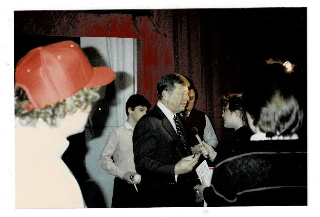 Mickey Mantle Feb 1985 Authentic Type 1 Photo Personal Snapshot Louisville KY - Sports Memorabilia