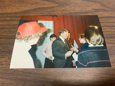 Mickey Mantle Feb 1985 Authentic Type 1 Photo Personal Snapshot Louisville KY - Sports Memorabilia