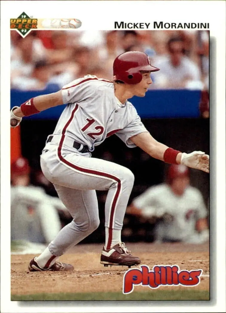 Mickey Morandini 1992 Upper Deck MLB #449 Baseball Card Philadelphia Phillies - Baseball Card Single