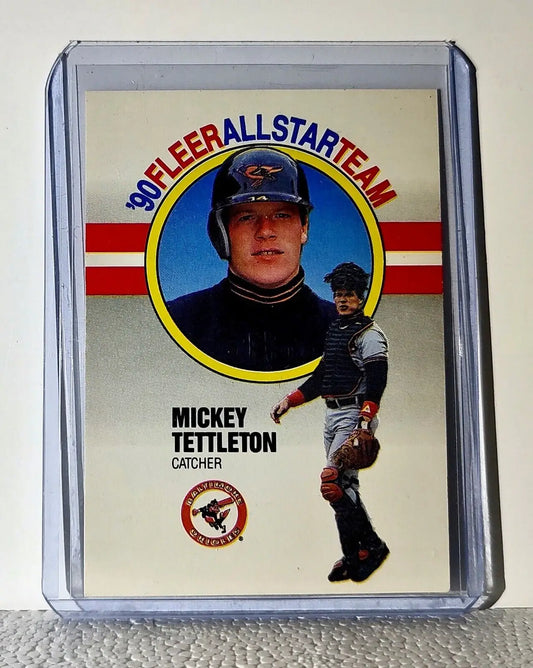 Mickey Tettleton 1990 Fleer MLB #12 All-Star Team Card Baltimore Orioles - Baseball Card Single