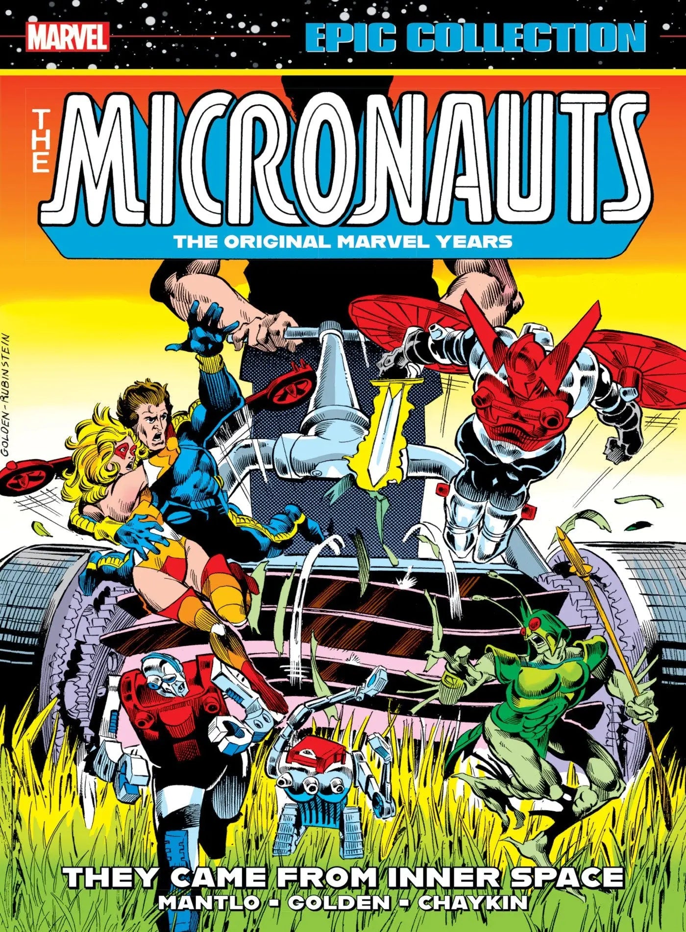 Micronauts comic book cover from Marvel Comics in the Epic Collection: The Original Marvel Years series