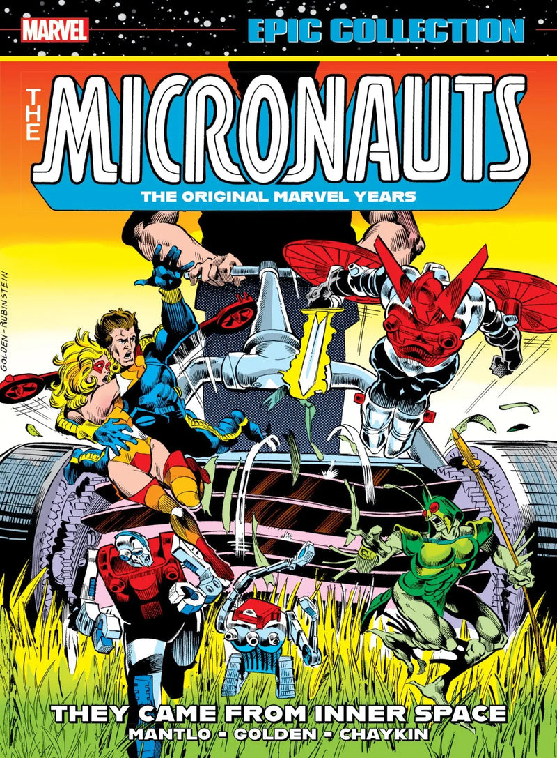 Micronauts comic book cover from Marvel Comics in the Epic Collection: The Original Marvel Years series