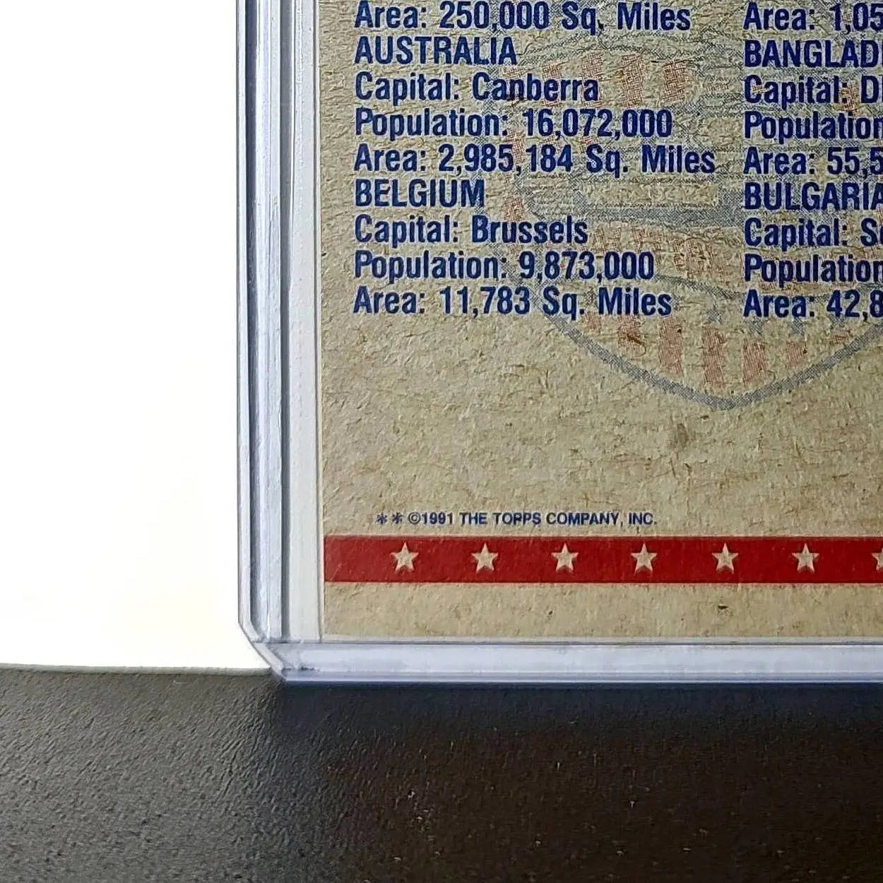 Mid-Air Refueling 1991 Topps Desert Storm #79 Card