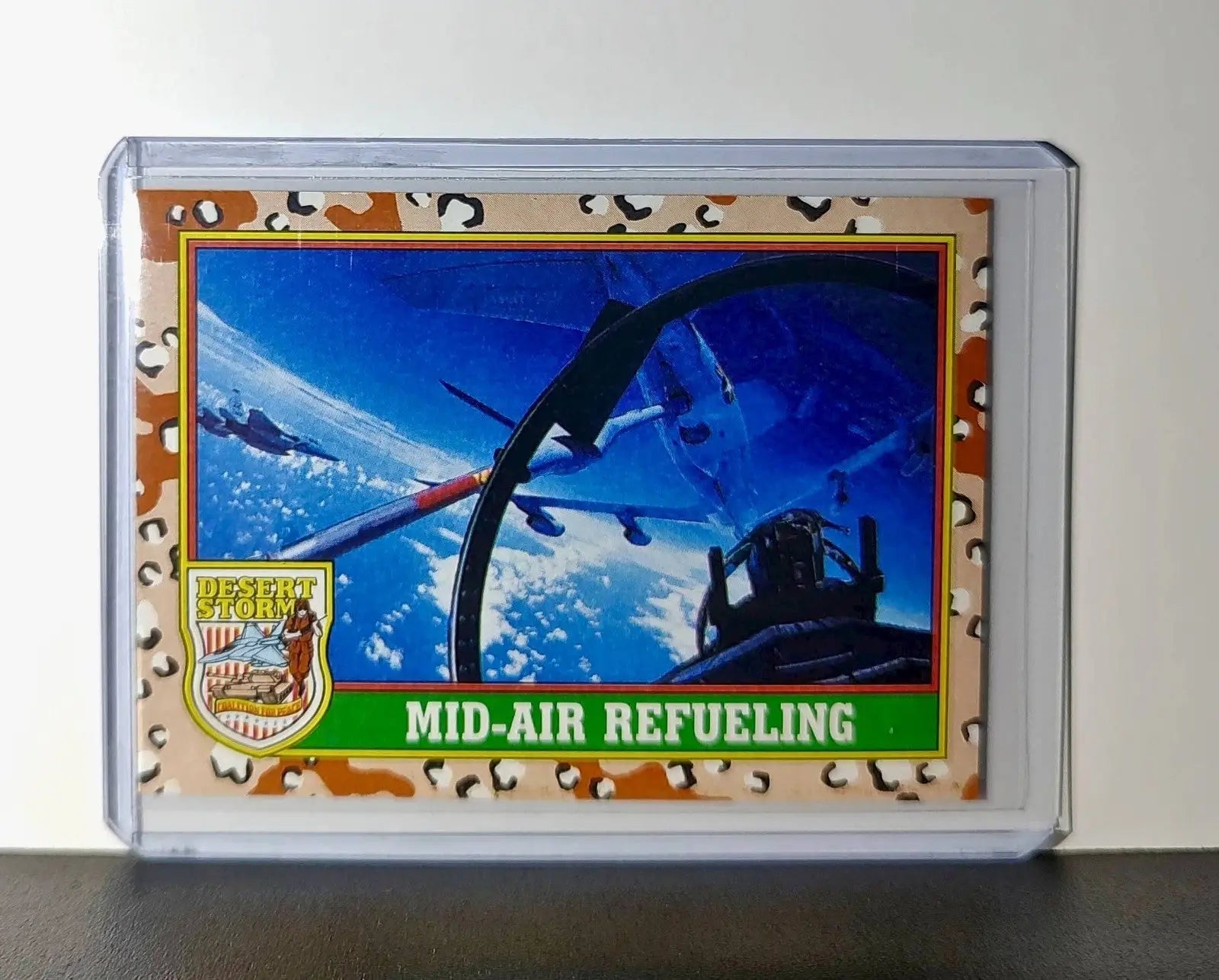 Mid-Air Refueling 1991 Topps Desert Storm #79 Card