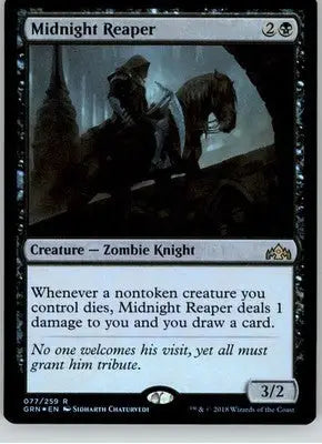 Midnight Reaper - Guilds of Ravnica - 77 - Foil NM Magic: The Gathering - Magic Card Single